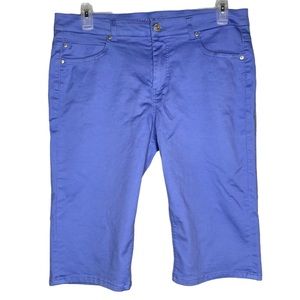 liverpool Bermuda shorts periwinkle julia short capris size 16 stitch fix